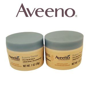 Pack of 2 Aveeno Eczema Therapy Nighttime Balm, Travel Size, 1 oz